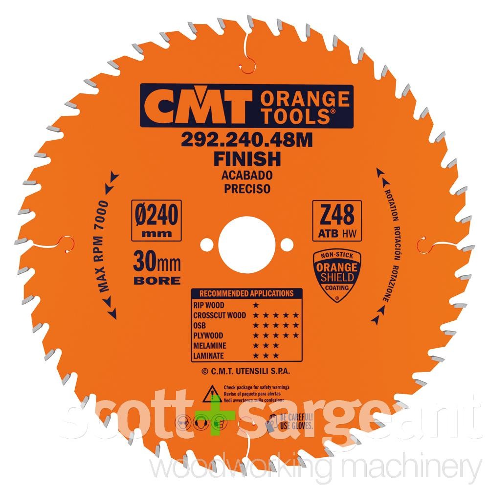 CMT 292 Fine Circular saw blade D-216 B-2.8 d-30 z64 TCT Price is Inc VAT@20%