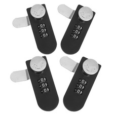 2 Sets Keyless Combination Locks For Metal Cabinet Drawer Password Latches