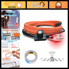 Self-Regulating Heat Tape for Pipes - 3FT Freeze Protection Cable, Thermostat, 1