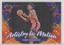 2023-24 Panini Court Kings Artistry in Motion Amen Thompson #25 11qd
