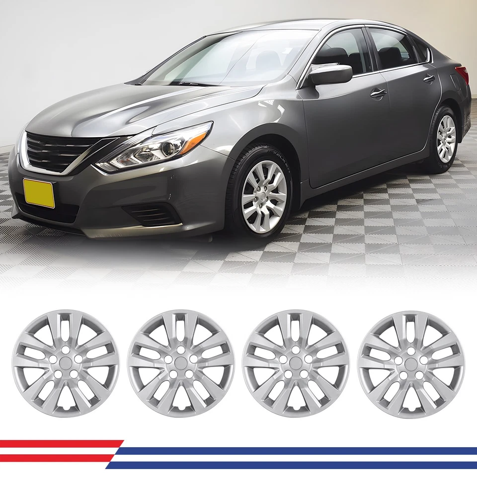 4PCS/Set 16 inch Wheel Rim Cover Hubcaps For 2013 2014-2018 Nissan Altima Sedan Foto 2 de 4