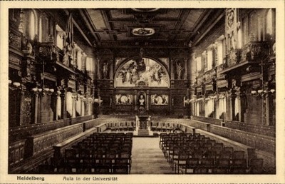 Postcard Heidelberg am Neckar, University auditorium - 5039207