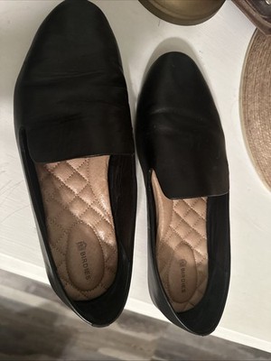 Birdies ''The Starling'' Jet Black Leather Loafers for Women Size 9