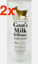 2 PACK - Goat's Milk  Hand Cream & Honey Rich Smoothing 8.45 fl ozeach ,NEW!!