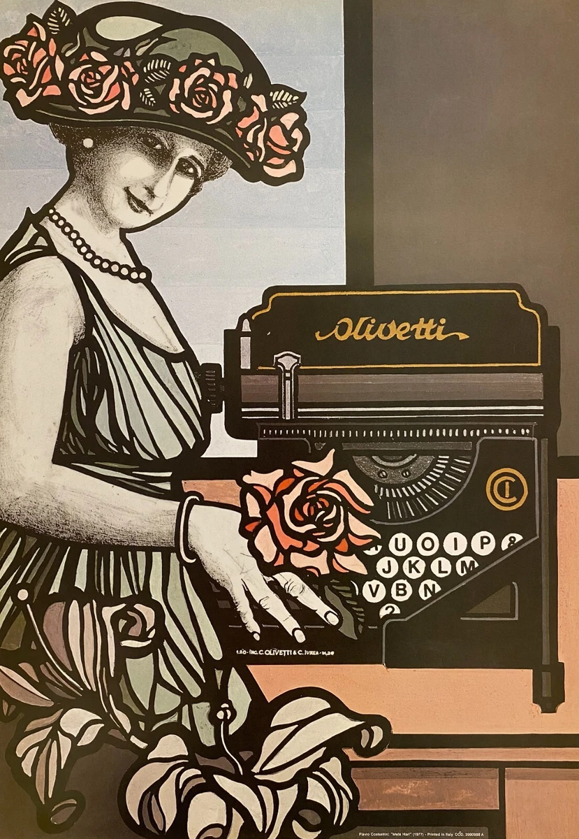 Affiche Lettera 32 - Centre Pompidou