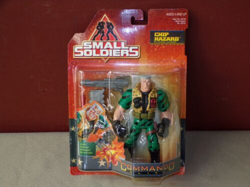 SMALL SOLDIERS CHIP HAZARD PLATOON LEADER W/ FIRING COMBAT BLASTER - 1998 - NEW - Picture 1 of 8