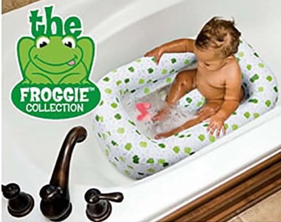 Bañera de Viaje Inflable Colección Froggie 6-24 Meses, Caja Abierta Foto 4 de 4