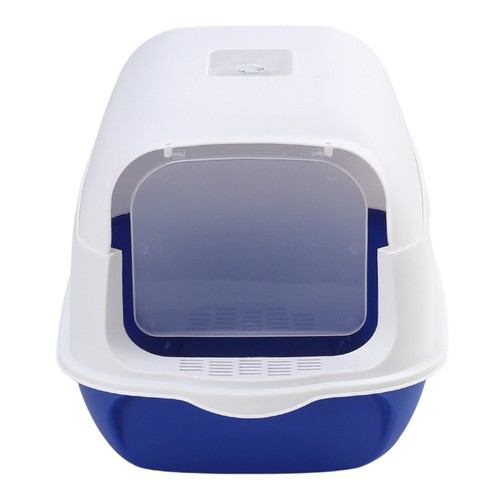 Cat Litter Tray Hooded Scoop Filter Box Loo Toilet Covered Lid Anti-Splashing - Picture 13 of 33