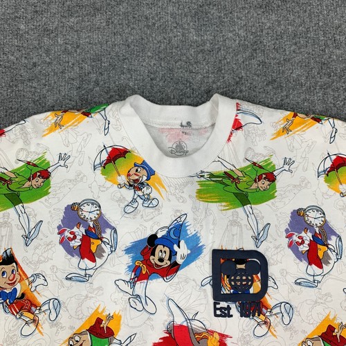 Disney Spirit Jersey Sweatshirt Erwachsene XS Oversized Ink & Paint Embossed Crew - Bild 7 von 11