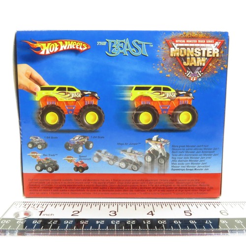 Hot Wheels Monster Jam THE BEAST - Action Wheels New Sealed 2004 RARE! Vintage!! - Picture 3 of 9