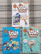 Lot of 3 Nickelodeon's The Loud House 3 in 1 Graphic Novels #1, #2, and #3 - New