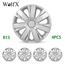 15 Inch 4pcs Silver Wheel Cover Snap On Hub Caps For Toyota Camry Corolla R15 Pp 15 Inch 4pcs Silver Wheel Cover Snap On Hub Caps For Toyota Camry Corolla R15 Pp