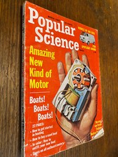 Popular Science March 1963 magazine Amazing New Kind of Motor