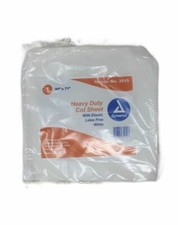 Dynarex 3515 Heavy Duty Cot Sheet with Elastic 30" X 71"