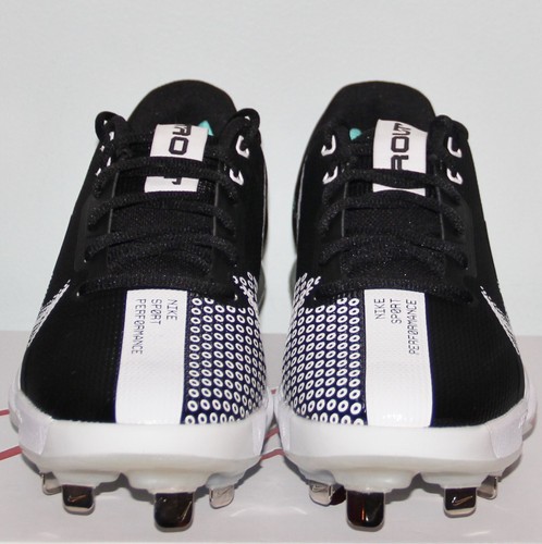 Nike Zoom Trout 7 Pro Metal Baseball Cleats Mens 7.5 CQ7224-005 Black White - Picture 4 of 6