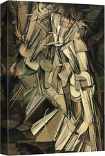 16"x24"-Marcel Duchamp Nude Descending a Staircase No. 2 