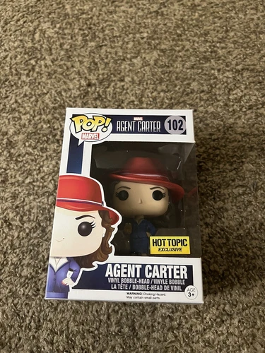Funko POP! Marvel Agent Peggy Carter #102 Hot Topic Exclusive, Haley Atwell