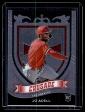 2021 Panini Chronicles Crusade Blue Velocity Jo Adell RC Los Angeles Angels #3