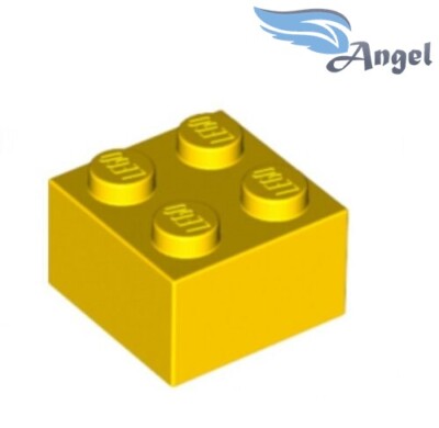 300324 Lego Basic Steine Brick 2 x 2 Gelb 5 Stück 3003 / Neuware