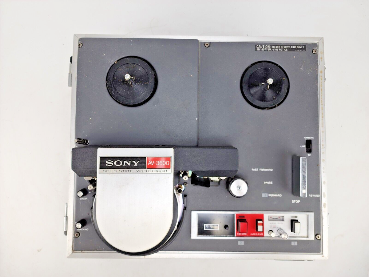 Vintage Sony AV-3600 Videocorder Reel To Reel Video Recorder AS IS