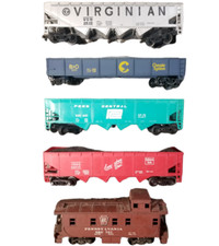HO Scale Lot Tyco Lionel Athearn Train Car 258601 2610 300747 980765 8731 Coal