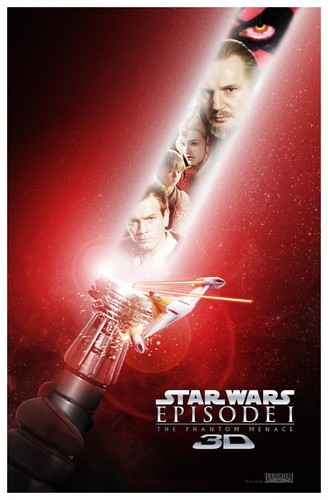 1999 Star Wars Episode I Die dunkle Bedrohung Filmplakat 11 x 17 Obi-Wan Maul 🍿 - Bild 2 von 3