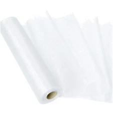 Organza Roll White - Decoration Fabric For Wedding, Party, Garlands