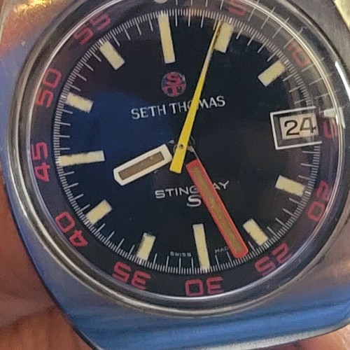 Vintage Roamer Stingray S Diver Watch 28 jewel automatic 471 (Seththomas) |  eBay