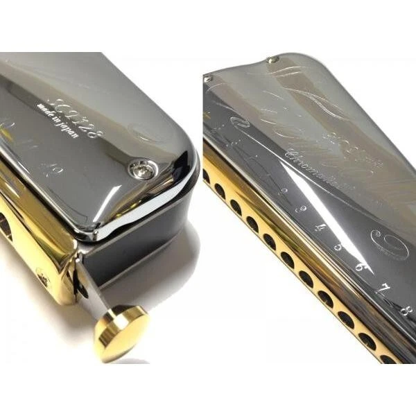 Suzuki SCT-128 Tremolo Professional Chromatic 16 Hole Harmonica Japan New - Image 4 of 4