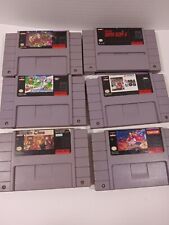 SNES Cartridge Lot (Alladin, Rabbit Rampage, Clue, Taz-mania)