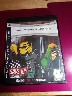 Cabela's Dangerous Hunts 2009 Playstation 3 Video Game Tested And Works No...