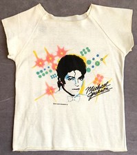 Vintage 80s Michael Jackson 1984 Victory Tour White Sweatshirt Sz Med RARE Pepsi