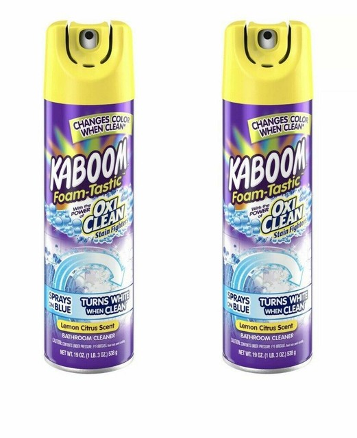 20 Pack KABOOM Bathroom Cleaner FoamTastic OxyClean Oxi