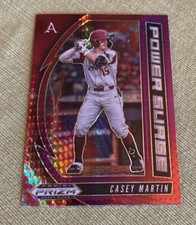 2020 Panini Prizm Draft Picks Power Surge Red Purple Hyper Casey Martin Phillies