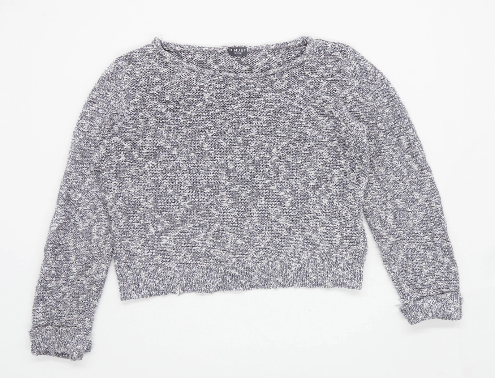 Minuet Womens Size M Cotton Blend Grey 