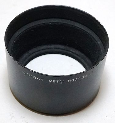 Black Original CONTAX G1 G2 Zeiss Sonnar Metal Lens Hood GG