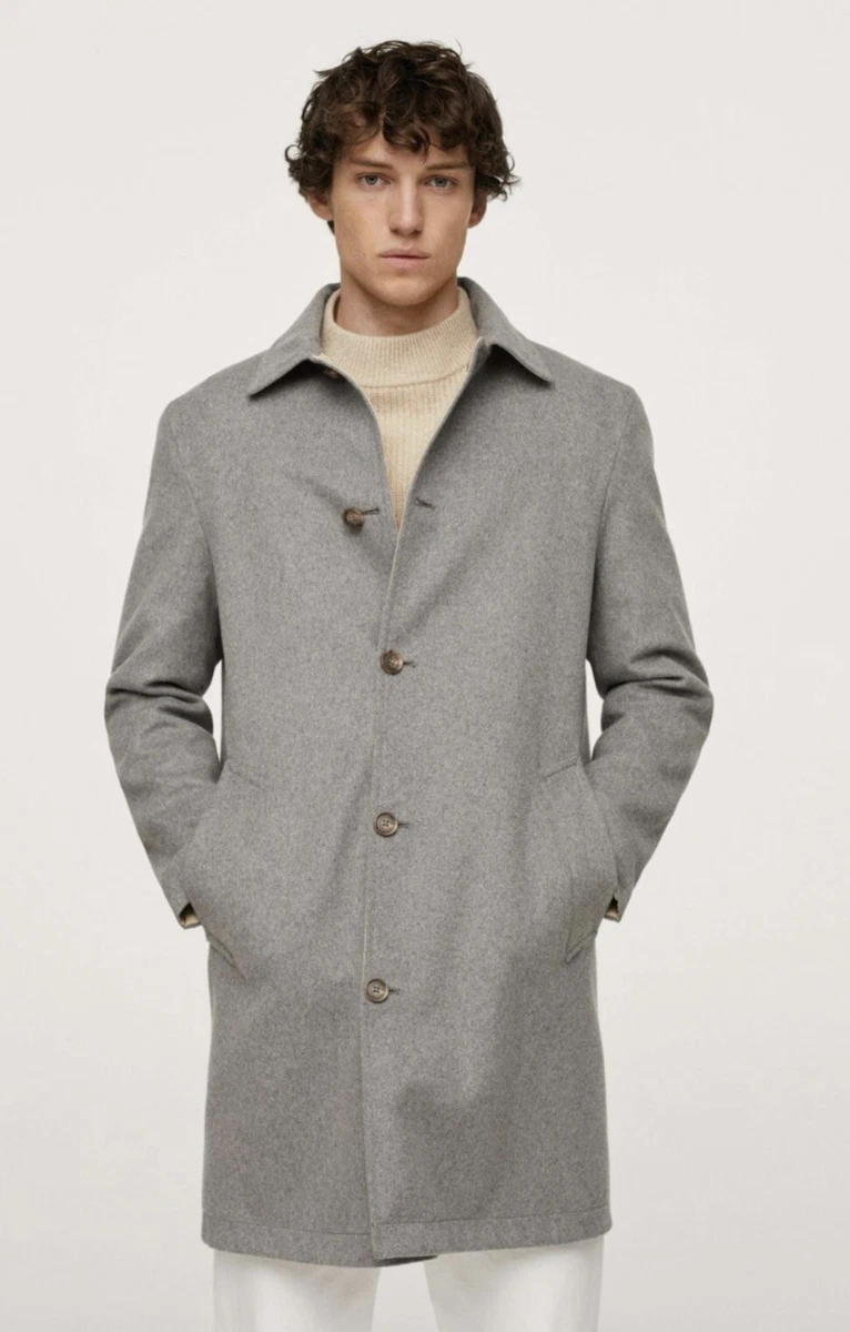 Mango trench homme hot sale