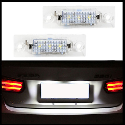 2x LED PREMIUM für Skoda Superb I 3U / Octavia I 1U Limo Kennzeichenbeleuchtung