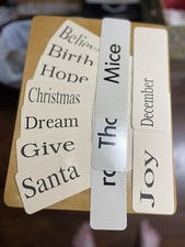 New Destash Lot School Reading Flash Cards Smash Book Scrapbook 21 Pieces