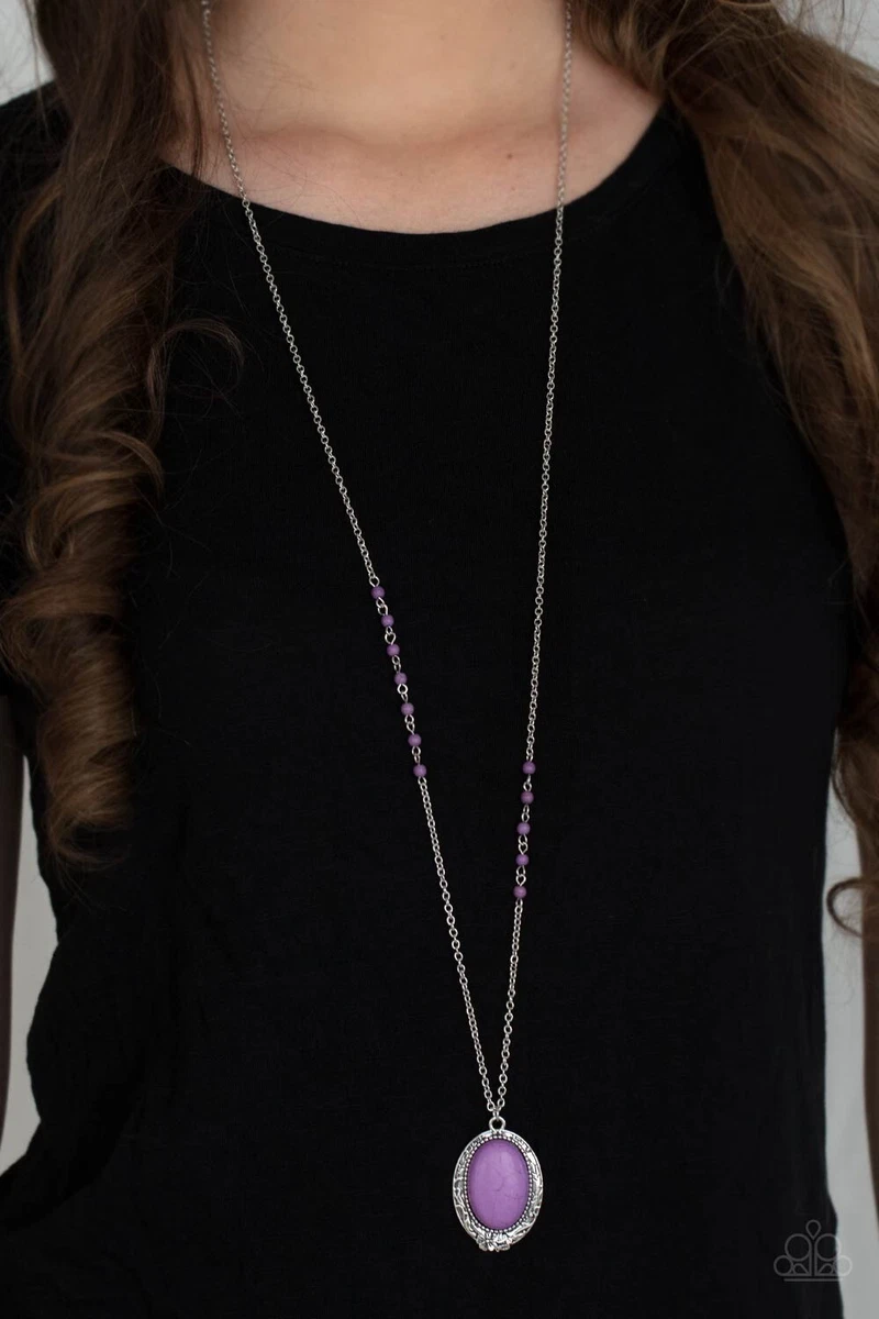 Long purple necklace paparazzi outlet