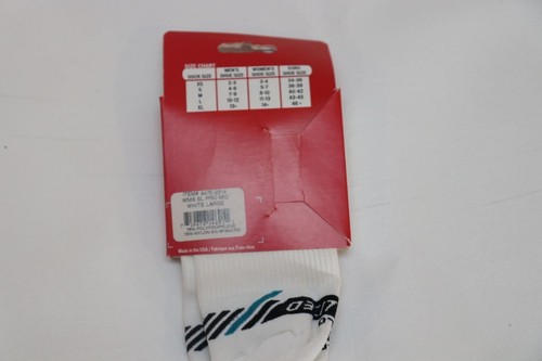 Nuevo Specialized Mujer SL Pro Medio Ciclismo Calcetín Grande Negro 43-45 11-13 Bicicleta Blanco - Imagen 2 de 2