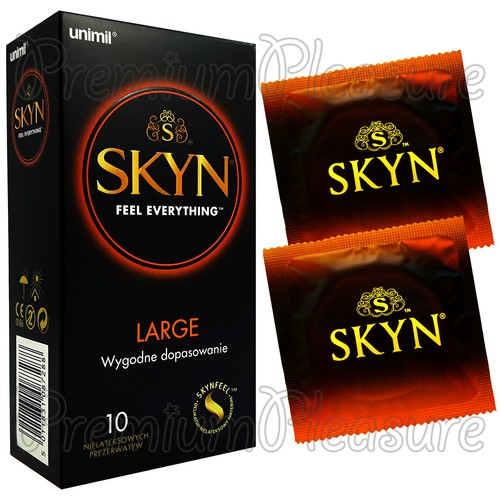 Skyn Grand Condoms King Taille XL XXL sans Latex au Détail Boîte De 10 Pièces - Photo 1/1