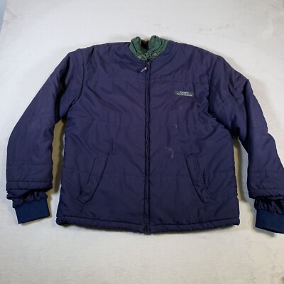 Vintage Down Puffer Jacket Ralph Lauren Chaps Mens Coat 90s Ski