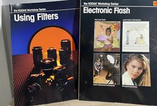 2 KODAK Workshop Series - Using Filters - Electronic Flash Manuals Lot of 2