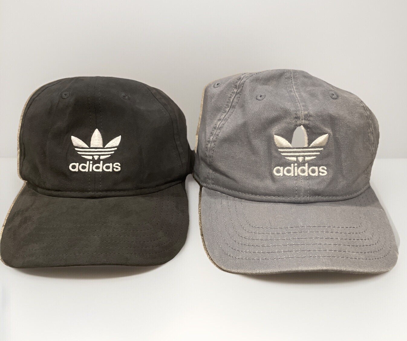 Adidas Hat Lot Relaxed Strapback Micro Suede Blac… - image 1