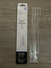 Mainstays Over-the-Door Hooks for a Mirror DOES NOT INCLUDE MIRROR White