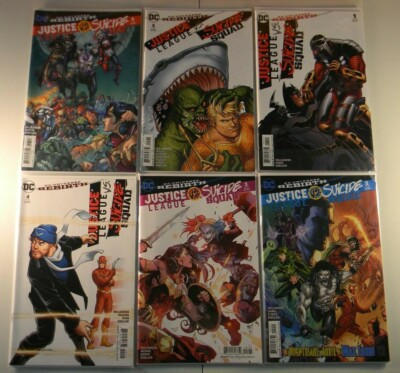 Justice League vs. Suicide Squad 1 2 3 4 5 6 Complete set FREE SHIPPING ...