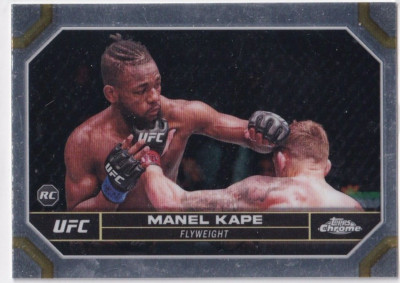 Panini UFC Topps Chrome 2024 No. 119 Manel Kape Rookie