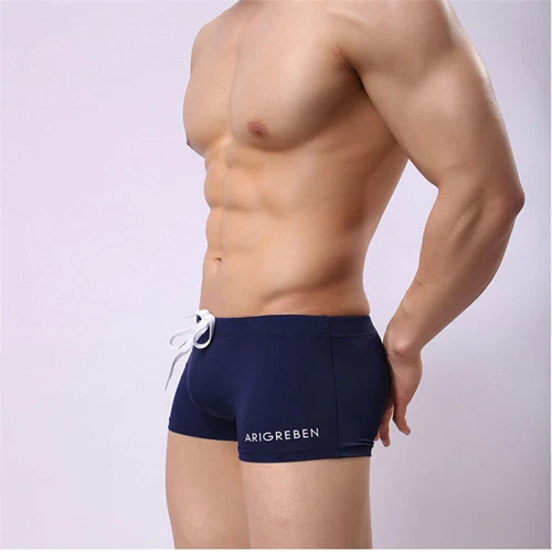 Costume da bagno uomo estivo pantaloncini da bagno costume intimo boxer slip pantaloni - Foto 17 di 24
