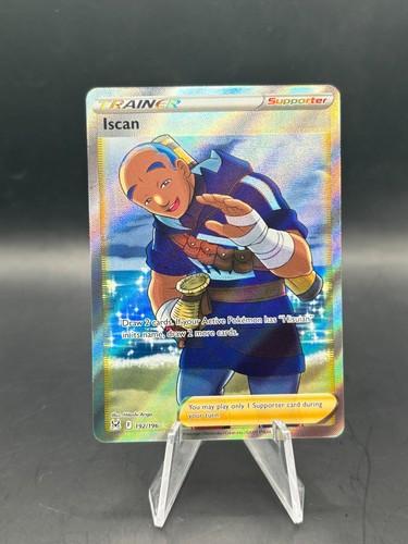 Iscan (Full Art) 192/196 Ultra Rare Verlorener Ursprung Pokemon Karte 231106 NM